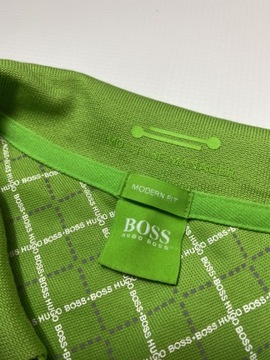 Hugo Boss GREEN HB Modern Fit ZIELONE ORYGINALNE POLO /L