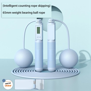 Беспроводные регулируемые гири, длина, скорость, цифровые, с синим счетчиком, 280 см