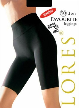 Leginsy Legginsy LORES Favourite 90 DEN białe S/M