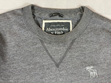 Abercrombie & Fitch longsleeve muscle logo szary M