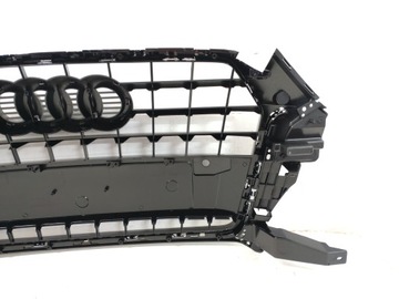 GRILL Atrapa chłodnicy krata zderzaka AUDI Q3 8U0853651P lift 15- czarny