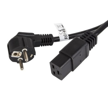 PRZEWÓD UPS ZASILAJĄCY KABEL 16A 230V C19 1,8M