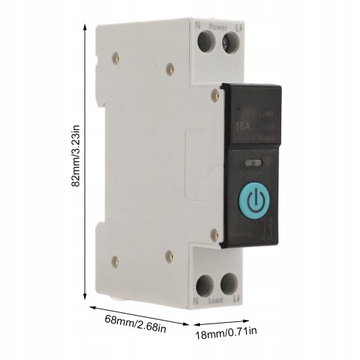 ПЕРЕКЛЮЧАТЕЛЬ НА DIN-РЕЙКУ ДЛЯ TUYA230V
