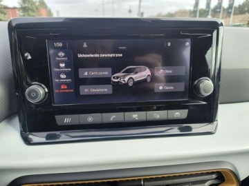 Seat Arona Crossover Facelifting 1.0 TSI 110KM 2022 Seat Arona serwis ASO 1.0TSI 110KM bezwypadkowy pakiety FullLink alufelgi, zdjęcie 29