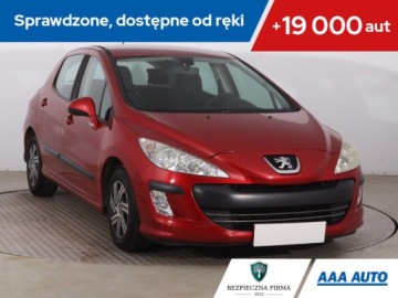 Peugeot 308 I Hatchback 5d 1.6 HDi 16V 90KM 2010 Peugeot 308 1.6 HDi, Salon Polska, Klima