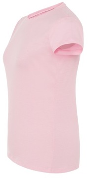 Koszulka T-shirt bawełna Cert. kolory różowa M
