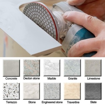 НАБОР АЛМАЗНЫХ ДИСКОВ ДЛЯ ШЛИФОВКИ И ПОЛИРОВКИ Спеченный керамогранит