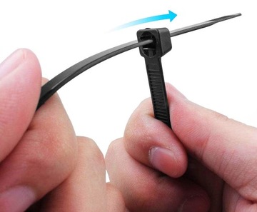 НАБОР КАБЕЛЬНЫХ СТЯЖЕК ЗАГЛУШКИ STRONG ЧЕРНЫЕ РАЗНЫЕ 700 ШТ.