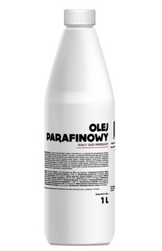OLEJ PARAFINOWY FARMACEUTYCZNY CIEKŁA PARAFINA NIETOSKYCZNA CZYSTA 1L