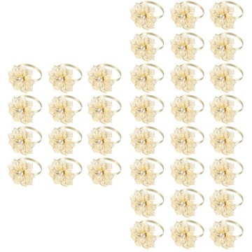 Алюминиевые кольца для салфеток, 3 шт.