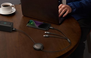 Перемоточный кабель BASEUS 3В1 MICRO USB/USB-C/LIGHTNING 3,5А 1,1М