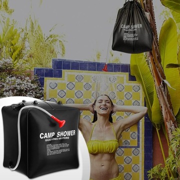 СОЛНЕЧНЫЙ ТУРИСТИЧЕСКИЙ ДУШ С ПОДОГРЕВОМ ДЛЯ КЕМПИНГОВ И ПОЛЕВЫХ КЕМПИНГОВ 40Л