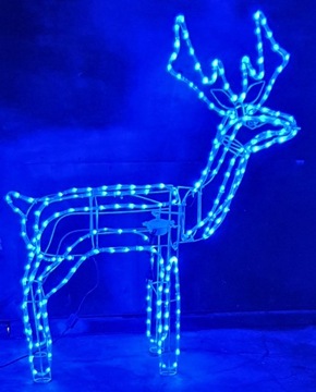 БОЛЬШОЙ СИНИЙ СВЕТОДИОД ДВИЖУЩЕЙСЯ ГОЛОВЫ ОЛЕНЯ