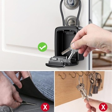 КЛЮЧ БЕЗОПАСНОГО ХРАНЕНИЯ КОМБИНИРОВАННЫЙ КОД ХРАНЕНИЯ СО СЪЕМНЫМ КАБЕЛЕМ Водонепроницаемый