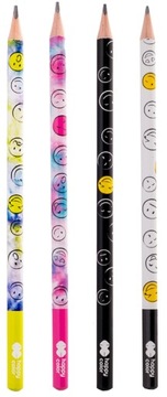 НАБОР КАРАНДАШЕЙ HAPPY COLOR 2B SMILE, 4 ШТ.