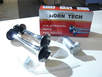 ФАНФАРА ХРОМ-РУГН 2 ТРУБЫ С КОМПРЕССОРОМ 12В М