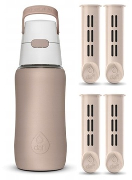 Butelka Dafi Solid SiliconeFit 0,5 L + 4 FILTRY