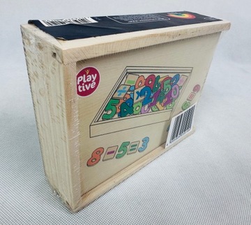 ИГРОВЫЕ ДЕРЕВЯННЫЕ БЛОКИ МАГНИТНЫЕ ЦИФРЫ 3+