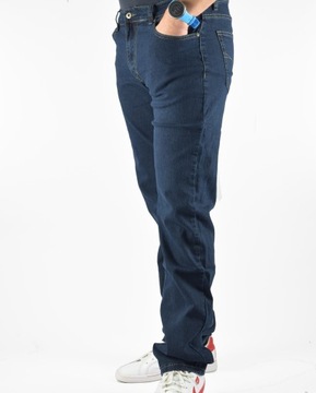 ДЖИНСЫ МУЖСКИЕ ST.LEON, ТЕМНО-СИНИЕ БРЮКИ, W37L32