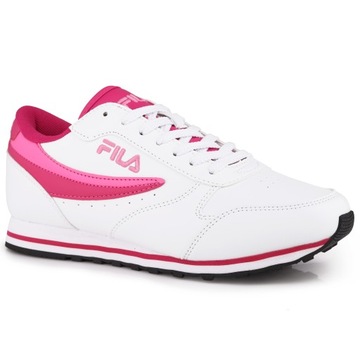 Buty, sneakersy sportowe Fila ORBIT TEENS WHITE FUCHSIA PURPLE