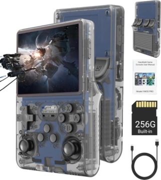 Přenosná Mobilní Retro Herní Konzole R40S Pro 30000 Her 3.5'' Ips 256GB