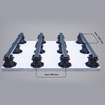 Кронштейн Регулируемое основание для балок 66-145 мм.