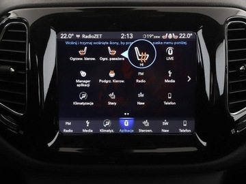 Jeep Compass II SUV 1.4 MultiAir 140KM 2019 Jeep Compass Grzane fotele grzana kierownica klima, zdjęcie 22