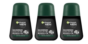 GARNIER x3 Zestaw Magnesium antyperspirant w kulce