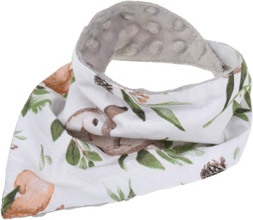 BABYMAM SOFT BIB, МИНКИ-ШАРФ НА ЛИПУЧКЕ 2-в-1