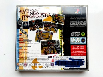 *** NBA LIVE 99 PS1 PSX PSONE PLAYSTATION ***
