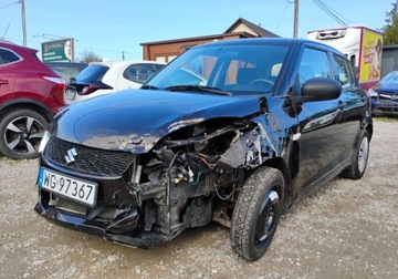 Suzuki Swift V Hatchback 3d Facelifting 1.2 VVT 94KM 2014 Suzuki Swift 2014r, 1.2 Benzyna. Uszkodzony lewy przod. 1.2 Benzyna 94KM, zdjęcie 1