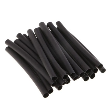 20 шт. термоусадочная трубка, рукав для снаряжения, снасть для ловли карпа, черная