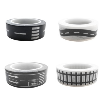 Клейкая лента декоративная 10 м ДОРОЖНАЯ УЛИЦА - В1