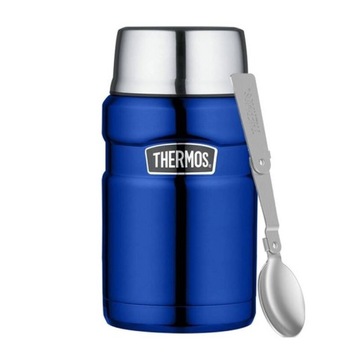 Termos obiadowy na jedzenie zupę łyżka kubek stal nierdzewna Thermos 710 ml