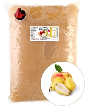 SOK JABŁKO GRUSZKA TŁOCZONY ŚWIEŻY 100% NFC 5L