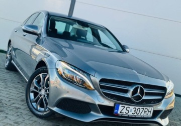 Mercedes Klasa C W205 Limuzyna 200 BlueTEC 136KM 2016 Mercedes-Benz Klasa C Avangarde Multi Led Navi Klimatronik Zarejestrowany, zdjęcie 9