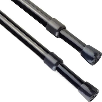 2x Drążek Teleskopowy do Szafy na Ubrania do Łazienki 71-120 cm