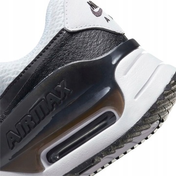 Buty Męskie NIKE AIR MAX SYSTM retro sportowe czarne wygodne białe