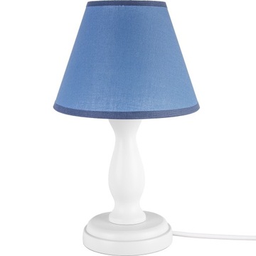 LAMPA NOCNA STOŁOWA SYPIALNIOWA ABAŻUR ŻARÓWKA LED