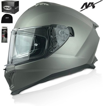 KASK MOTOCYKLOWY INTEGRALNY NAXA F31/D r.M + BLENDA PINLOCK ANTI FOG