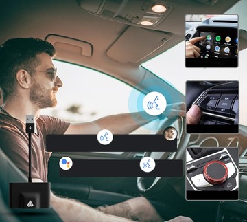 BEZPRZEWODOWY ADAPTER Android Auto Wi-Fi/Bluetooth
