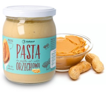 PASTA ORZECHOWA 100% MASŁO ORZECHOWE BEZ DODATKÓW
