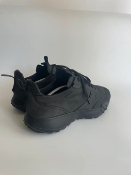 Ecco skórzane czarne buty sneakersy sneaker goretex 46