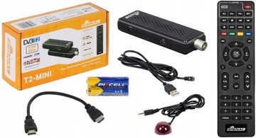 TUNER DEKODER DVB-T2 SIGNAL MINI H.265 HEVC FullHD
