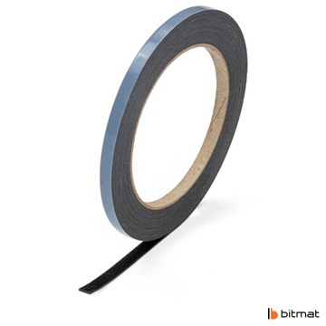 Двусторонняя клейкая монтажная лента 0,8мм х 6мм х 5м Битмат, прочный акрил