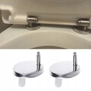 2 szt. Top Fix WC Zawiasy do deski sedesowej