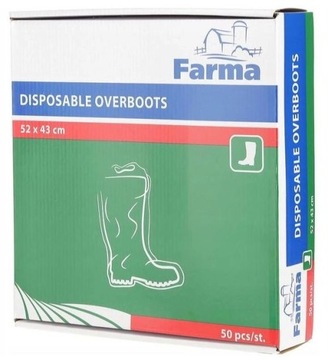 Ochraniacze na buty obuwie jednorazowe WYSOKIE x50