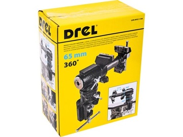 DREL IMADŁO STOŁOWE OBROTOWE 360 STOPNI WIELOFUNKCYJNE ŻELIWNE 65mm