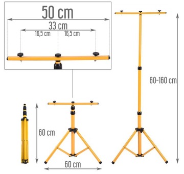 РАБОЧАЯ СТОЙКА ДЛЯ СВЕТОДИОДНОГО ПРОЖЕКТОРА ГАЛОГЕННОЙ ЛАМПЫ