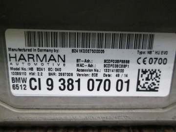 BMW F20 F22 F23 НАВИГАЦИЯ NBT ID4 БОЛЬШОЙ ВЫБОР